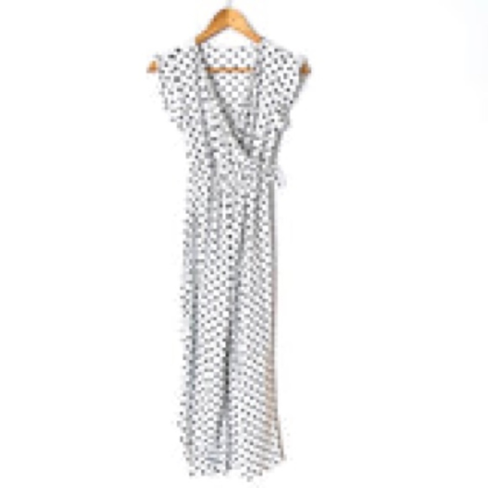 ZARA KIDS WRAP FRONT POLKA DOT DRESS - Size 11-12